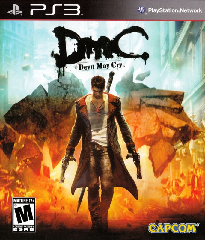 DmC: Devil May Cry box art for Playstation 3